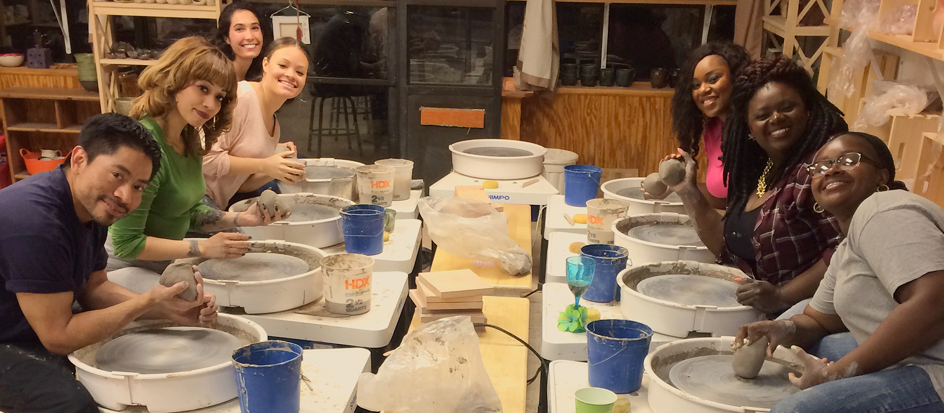 clay pottery wheel classes ceramics throwing adults soirée handbuilding nyc instruction soiree york